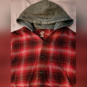 Boys hooded flannel